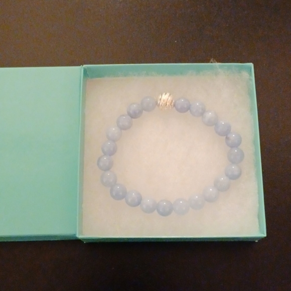 Aquamarine Stone Bracelet - Picture 8 of 8